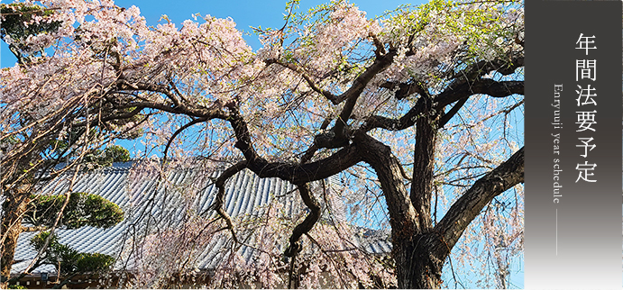 圓立寺年間法要予定